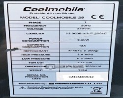 Maschine: THERMOBILE INDUSTRIES Coolmobile 25 Kühler