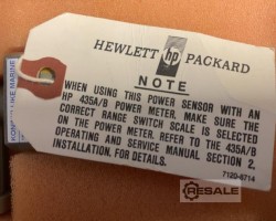 Maschine: AGILENT HP R8486A Power Sensor