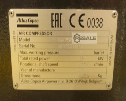 Maschine: ATLAS COPCO GA250VSD 
