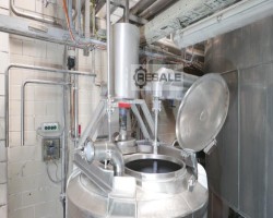 Maschine:  800 Liter cleaning container Lagertank aus V2A