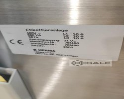 Maschine: HERMA 362 M Basic Dosenetikettiermaschinen