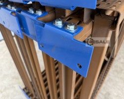 Maschine: ALSER NS 2.500x1.050mm / C80x40x2,00mm Palettenregalständer Regalständer Ständer Regal