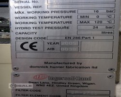 Maschine: INGERSOLL RAND TS900W+SS Kältetrockner