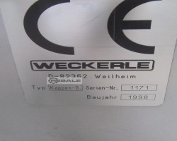 Maschine: WECKERLE Kappen B Kappen-Zuführung