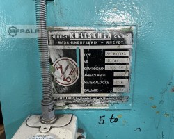 Maschine: KöLLSCHEN AM 2000 / 6 Schwenkbiegemaschinen