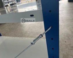 Maschine: META CLIP Abm.: 2490 x 635mm Fachbodenregale