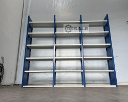 Maschine: META CLIP Abm.: 2490 x 435mm Fachbodenregale