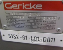 Maschine: GERICKE CSM Sieb