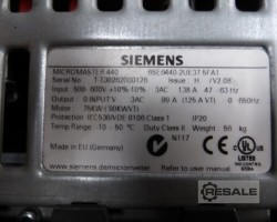 Maschine: SIEMENS 6SE6440-2UE37-5FA1 Frequenzumrichter