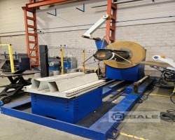 Maschine: TIMAC + LARA Coil-fed cutting-feeding line Kreisscheren
