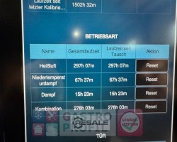 Maschine: RATIONAL iCombi Pro 20-1/1 Gas Kombidämpfer