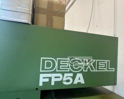 Maschine: DECKEL FP5A CNC Fräsmaschinen