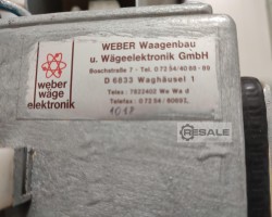 Maschine: WEBER Datapond 85 / Dialog 165V-SWA Waagen