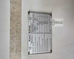 Maschine: KARL KLINK RISZ 10.1250.630 Räummaschinen