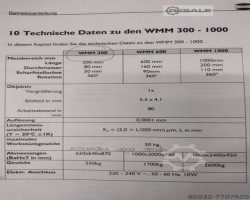 Maschine: SCHNEIDER WMM300 Dr Messmaschine