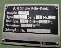 Maschine: SCHüTTE SF32 Mehrspindel-Stangendrehautomaten