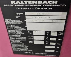Maschine: KALTENBACH TL 350 Aluminiumsäge