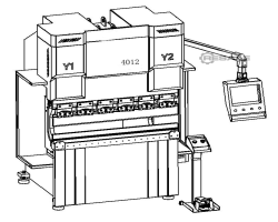 Maschine: KAFE CNC MACHINERY KEP4012  6Axis Biegemaschinen