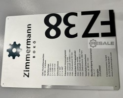 Maschine: ZIMMRRMANN FZ38 CNC Bearbeitungszentren