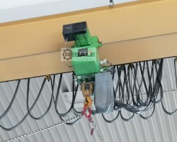 Maschine: STAHL EL-A10-20,410 E Laufkran Hallenkran Brückenkran Kran 1t/20m