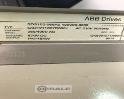 Maschine: ABB SDS102-069A0-400V00-0000 Servo Drives