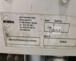 Maschine: INTERROLL 5600-410-2175-75-DC-RH-X-S-0,3 Rollbahn Förderband Rollenförderer mit Antrieb