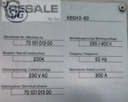 Maschine: KAUTEX KBSH 2-60 Blasformmaschinen