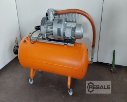 Maschine: BS MÜLLER RA 160 D 5ZI QL ZZ Vakuumpumpe mit Vakuumbehälter