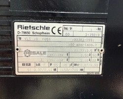 Maschine: RIETSCHLE VLT 10 VLT10 Vakuumpumpe