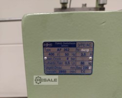 Maschine: D+E Haffner AF 362