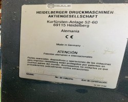Maschine: HEIDELBERG PM 74-2 
