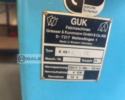 Maschine: GUK K49/4-FE Falzmaschinen
