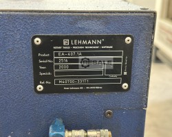 Maschine: LEHMANN EA-407.1A Teiltische