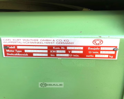 Maschine: WALTHER CC315 Gleitschleifmaschinen