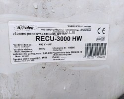 Maschine: AMALWA RECU-3000 HW Wärmetauscher