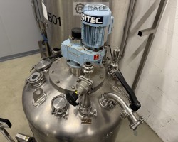 Maschine: VALOREL CODAP 2000 REV 12.02 Edelstahl-Vakuumbehälter mit Rührer