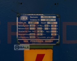 Maschine: IWK PEDRS 100 Exzenterstanzen