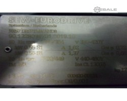 Maschine: SEW-EURODRIVE RX57 DRS71M4 / AND8 Getriebemotor 364 U/min 0,55 kW