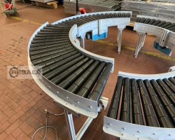 Maschine: SEW EURODRIVE  Rollenbahnkurve/Förderbahn 90 Grad motorisiert