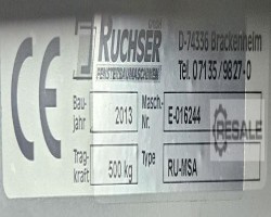 Maschine: RUCHSER RU-MSA Montageeinheiten