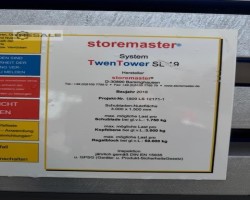 Maschine: STOREMASTER TwenTower SL 19 Schubladenregal für Bleche bis 3m x 1,50m