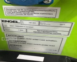 Maschine: ENGEL elast 1500/400 V Compact Gummispritzpressen