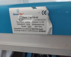 Maschine: HANSE LIFTER TASHT 4T Hydr. Scherenhubtisch