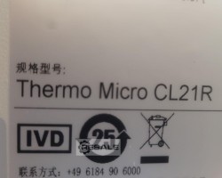 Maschine: D+E THERMO SCIENTIFIC MICRO CL21R + rotor 75003424