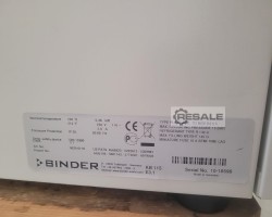 Maschine: BINDER KB-115 Inkubator / Kühlofen 100°C