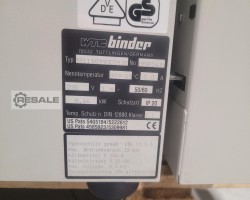 Maschine: BINDER KB-115 Inkubator / Kühlofen 100°C