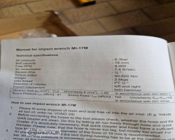 Maschine: RAMI YOKOTA MI17MG Druckluftschrauber, Schlagschrauber, 1/2 Zoll