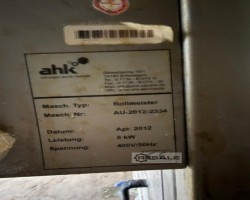 Maschine: WP Rollmeister Brötchenanlagen