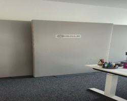 Maschine:   Trennwand Stoff / Akustikwand