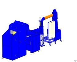 Maschine: NOWO NOWOROLL Maschine zur Herstellung von Faserbällchen